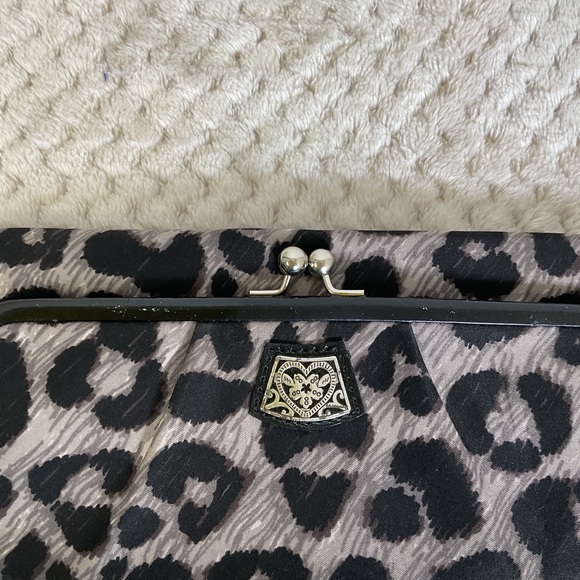 Brighton Leopard Print Tri-Fold Wallet - Picture 2 of 6